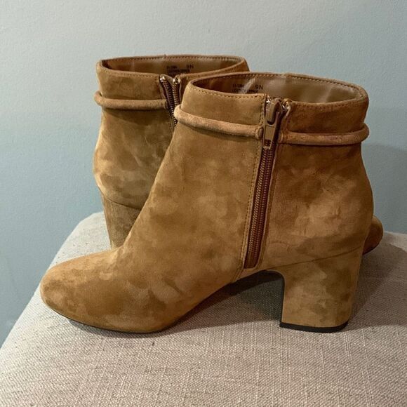 ‎Bella vita brown heeled boots bootie suede - Picture 3 of 9
